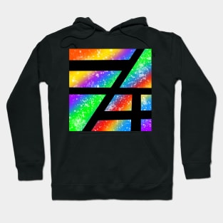 Colors and splatter Hoodie